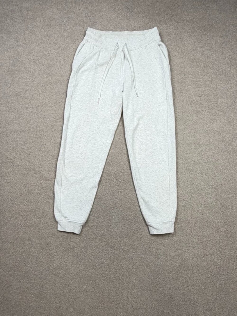 Lululemon Jogger Pants Women's Size 8 Gray French Terry Work Out